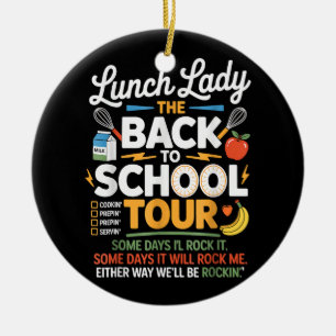 Food Humour Back to School Ceramic Tree Decoration