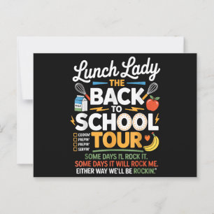 Food Humour Back to School Postcard