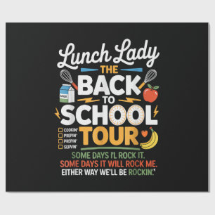 Food Humour Back to School Wrapping Paper