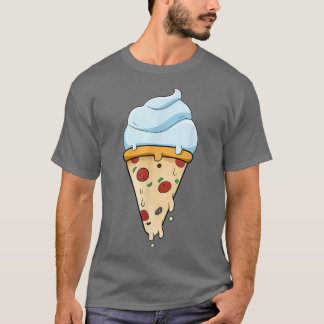 Food Ice Cream And Pizza T-Shirt