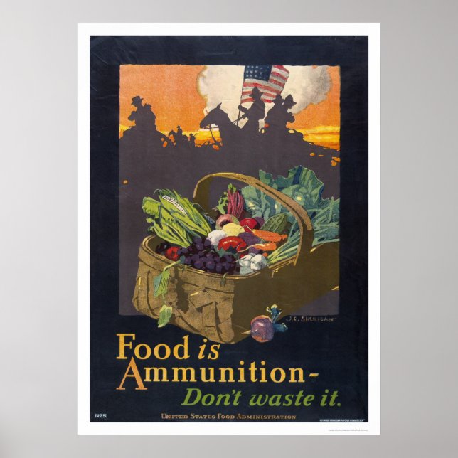 Food is Ammunition Poster (Front)