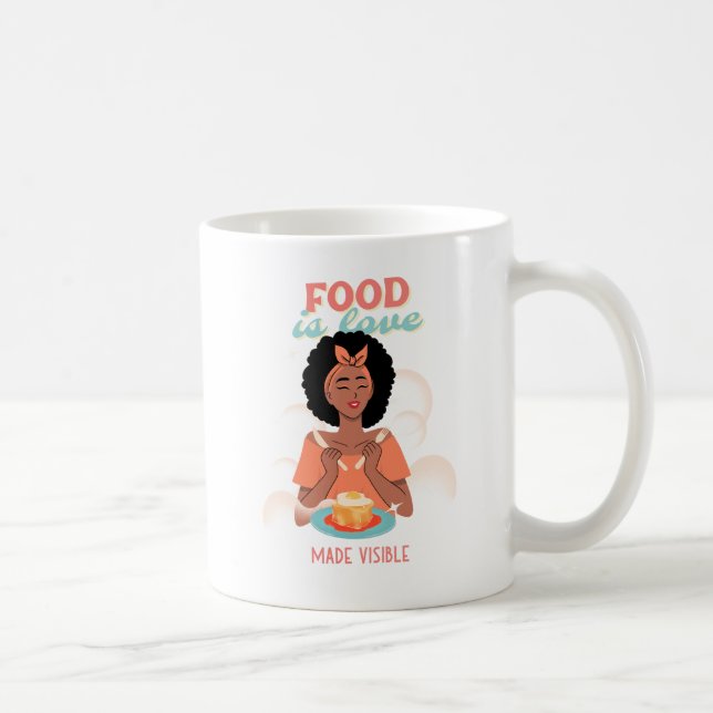 Food is Love Made Visible Coffee Mug (Right)