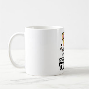 Food Is My Therapy Funny Coffee Mug – Cute Kawaii