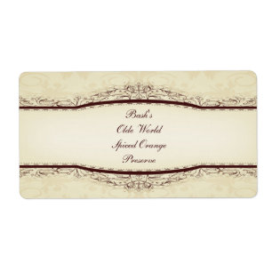 Food Jar Label