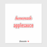 Food Label Canning Jar Applesauce Sauce Bakery<br><div class="desc">Designed with custom text "homemade applesauce" which you can edit and customise as you wish!</div>