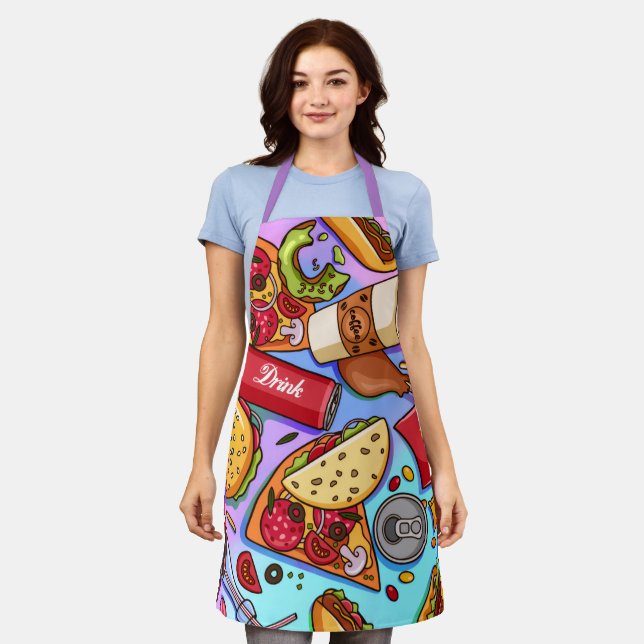 Food Love Apron (Worn)