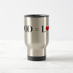 Food = Love Travel Mug