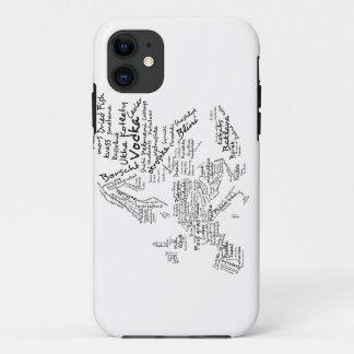 Food Map of Europe iPhone 11 Case