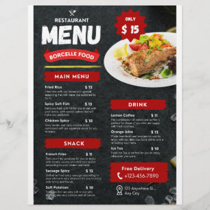 Food Menus Food Menus Flyer