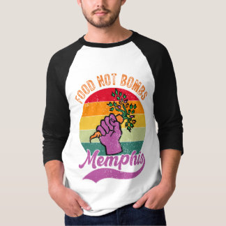 Food Not Bombs Baseball Tee