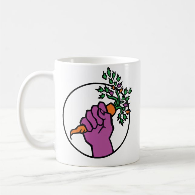 Food Not Bombs logo Coffee Mug (Left)