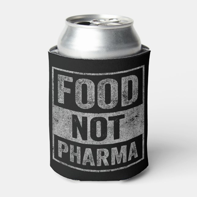 Food Not Pharma Natural Organic Nutrition Can Cooler (Can Front)
