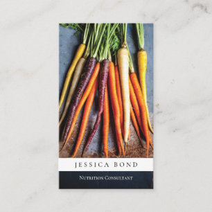Food Nutrition Photo Business Card
