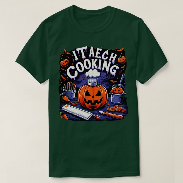 Food Obsessed Chef School Classic Kitchen for Food T-Shirt (Design Front)