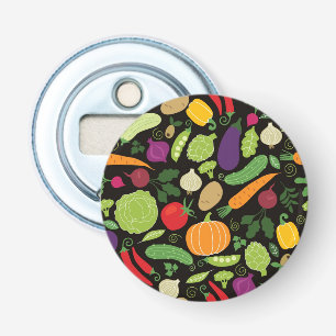 Food on a black background bottle opener