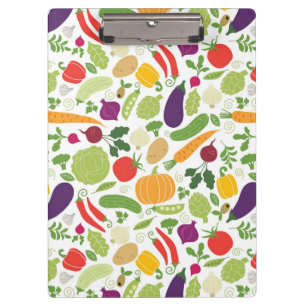 Food on a white background clipboard