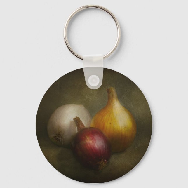 Food - Onions - Onions Key Ring (Front)
