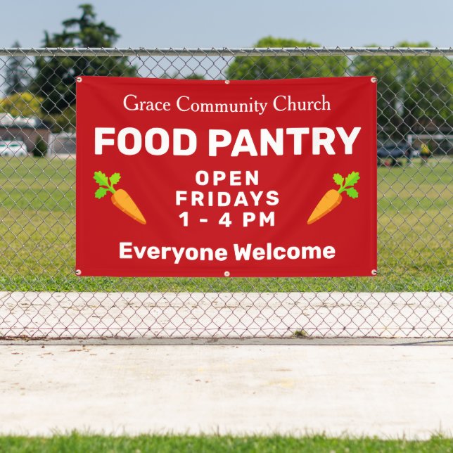 Food Pantry Church Banner (Insitu)