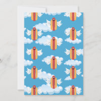 Food Party Cartoon Hot Dog