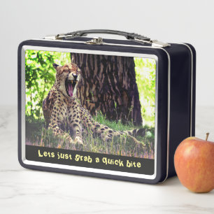Food Passion - Big Cat Animal Metal Lunch Box