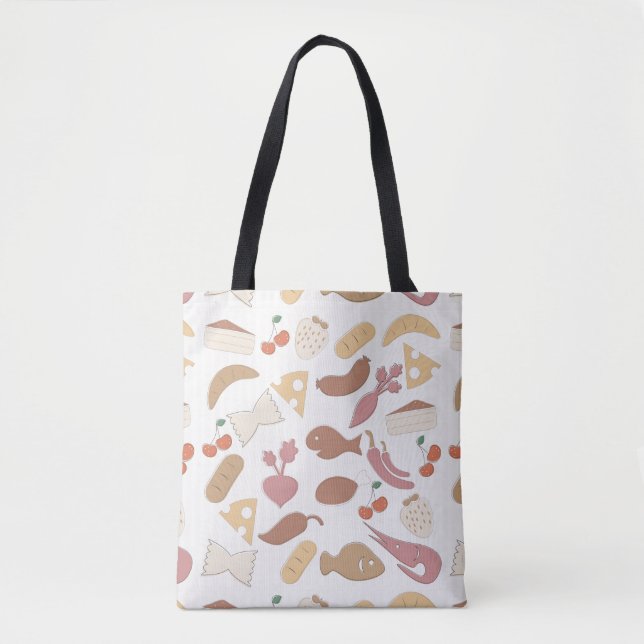 Food Pattern 2 2 Tote Bag (Front)