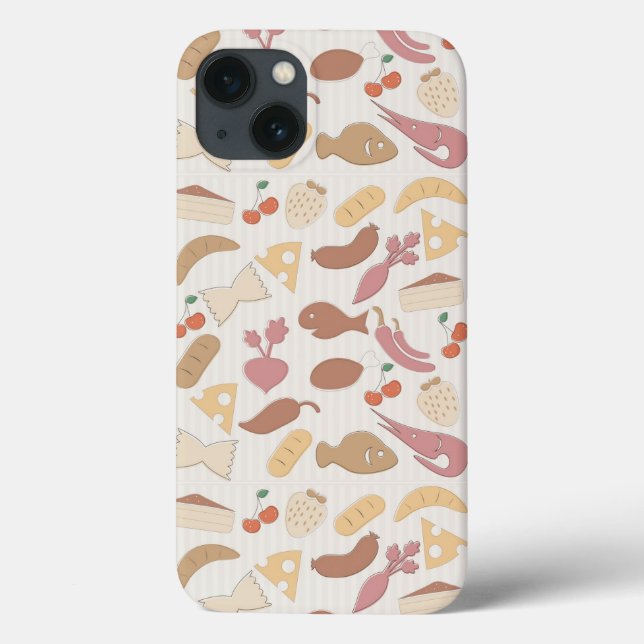 Food Pattern 2 Case-Mate iPhone Case (Back)