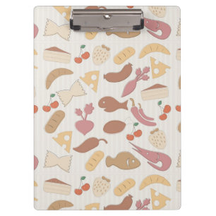 Food Pattern 2 Clipboard