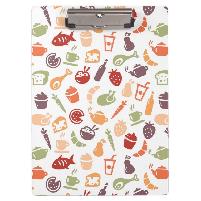 Food Pattern 2 Clipboard (Front)