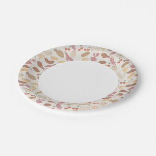 Food Pattern 2 Paper Plate