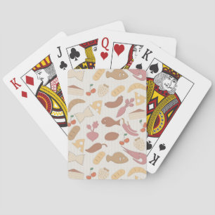 Food Pattern 2 Playing Cards