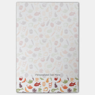 Food Pattern 2 Post-it Notes