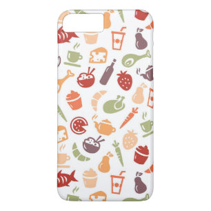 Food Pattern 3 iPhone 8 Plus/7 Plus Case