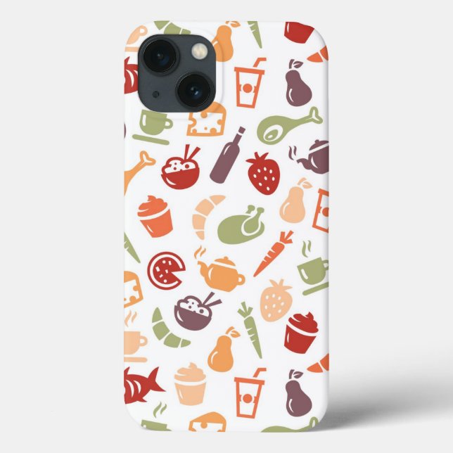 Food Pattern 3 Case-Mate iPhone Case (Back)