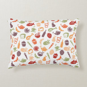 Food Pattern 3 Decorative Cushion