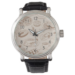 Food Pattern 3 Watch