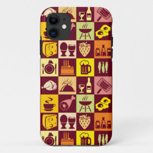 Food Pattern Case-Mate iPhone Case