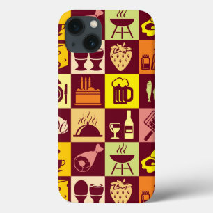Food Pattern iPhone 13 Case