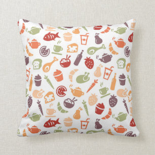 Food Pattern Cushion