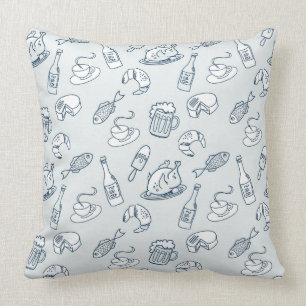 Food Pattern Cushion