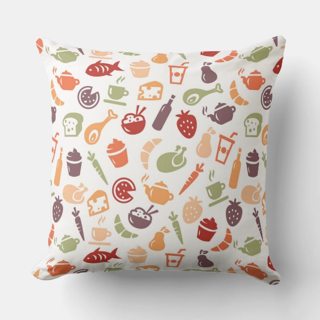 Food Pattern Cushion (Front)