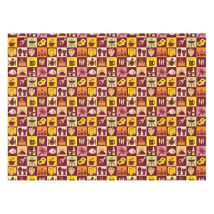 Food Pattern Tablecloth