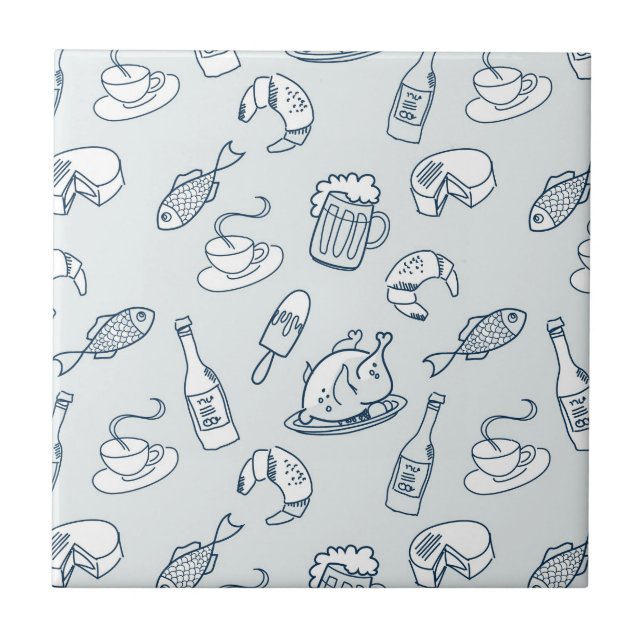Food Pattern Tile (Front)