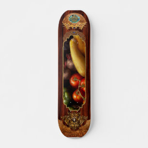 Food - Peppers, Tomatoes, Squash and Turnips Skateboard