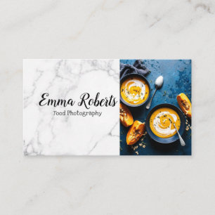 Food Photography Blogger Kitchen Business Card