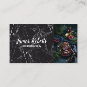 Food Photography Blogger Kitchen Business Card