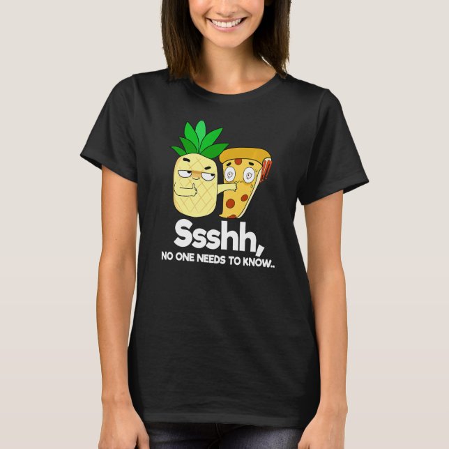 Food Pineapple Pizza T-Shirt (Front)