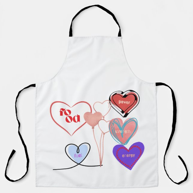 food power of love apron (Front)
