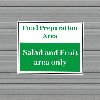 Food Prep Salad and Fruit