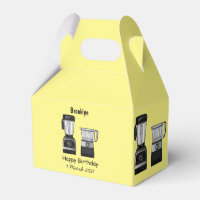 Food processor & blender cartoon illustration