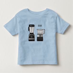 Food processor & blender cartoon illustration  toddler T-Shirt